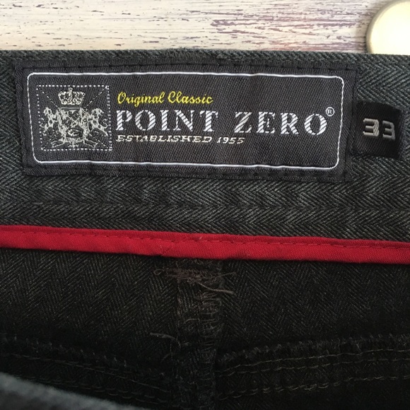 Men’s dark gray point zero jeans - Picture 3 of 10